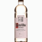 A bottle of Ketel One Vodka from the Netherlands.